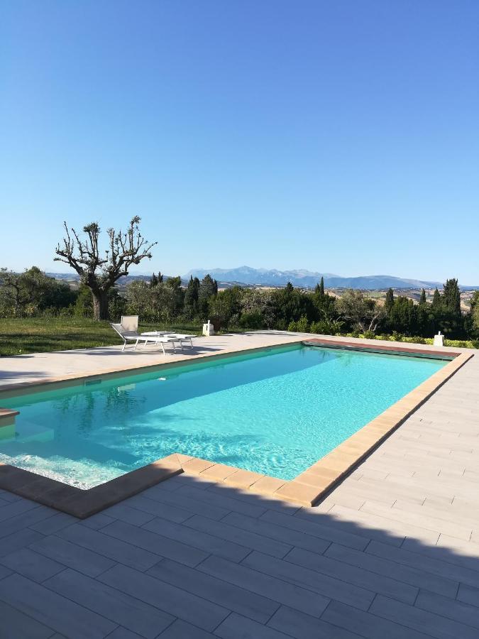 Ferienwohnung Il Roccolo Di Valcerasa Treia Exterior foto