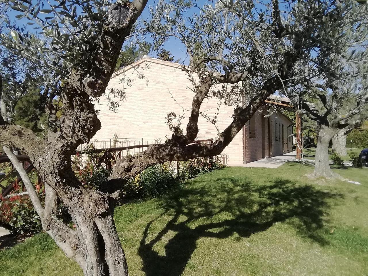 Ferienwohnung Il Roccolo Di Valcerasa Treia Exterior foto