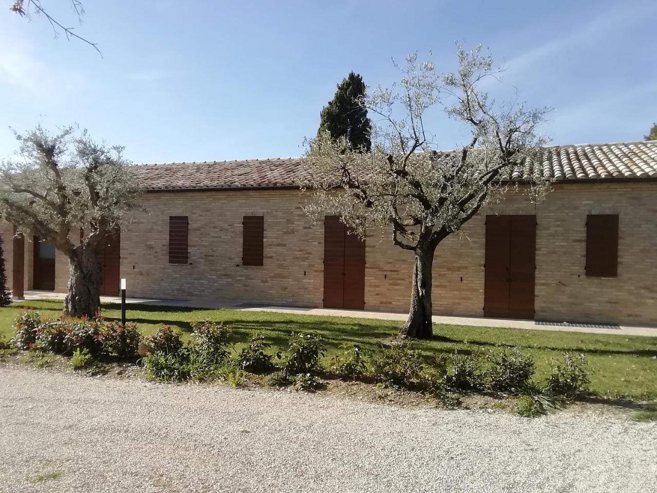Ferienwohnung Il Roccolo Di Valcerasa Treia Exterior foto